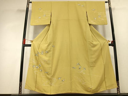 平和屋着物●訪問着　飛鳥文　正絹　逸品　AABK7751fy
