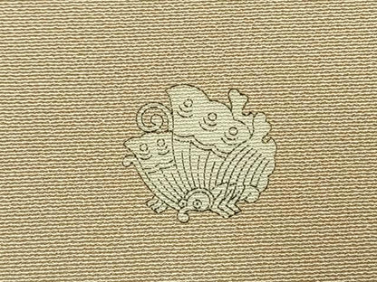 平和屋着物●豪華色留袖　総刺繍　駒刺繍　風景文　金糸　浜ちりめん　反端付き　正絹　逸品　未使用　AABK7757fy