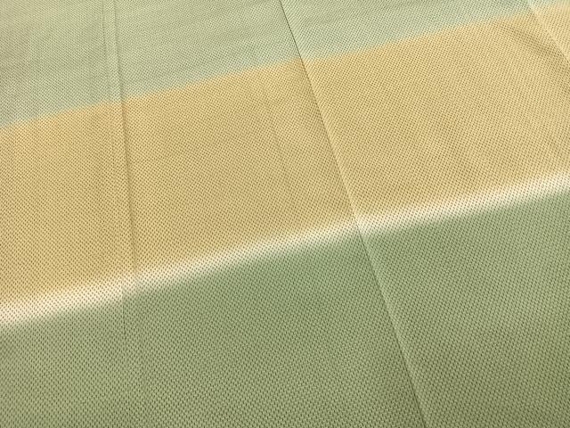 平和屋着物●訪問着　お召地　霞文　暈し染め　正絹　逸品　AABK7769fy