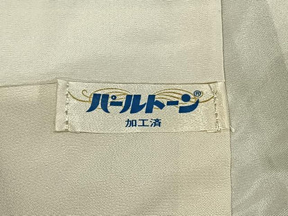 平和屋着物●大変加工の良い総絞り小紋　正絹　逸品　AABK7790fy