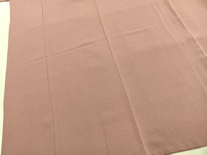 平和屋着物●上質な色無地　鴇浅葱色　正絹　逸品　AABK7796fy