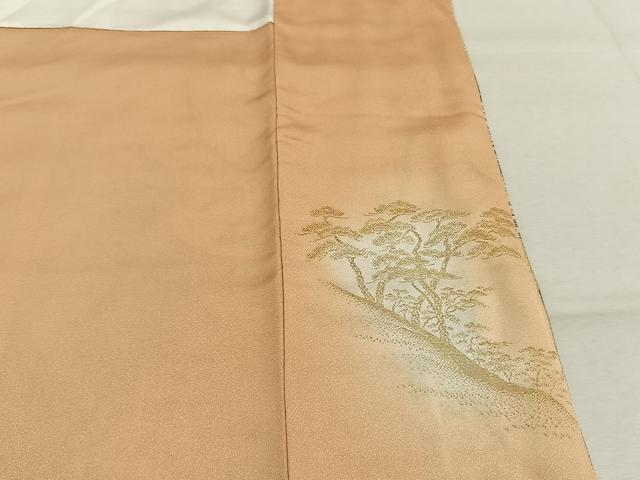 平和屋着物●豪華色留袖　作家物　寿光織　飛翔華琳派　暈し染め　金銀糸　正絹　逸品　AABK7802fy