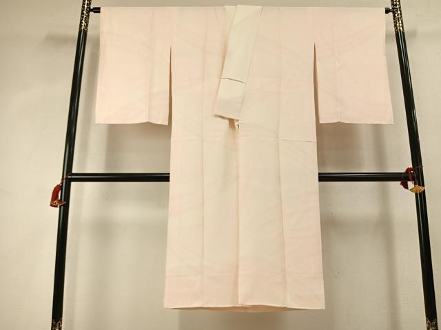 平和屋着物●長襦袢　袷　草花地紋　暈し染め　正絹　逸品　AABK7805fy