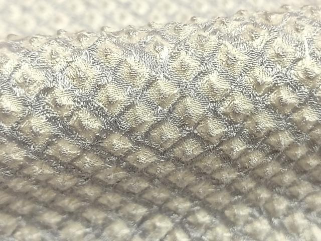 平和屋着物●大変加工の良い総絞り小紋　正絹　逸品　AABK7811fy