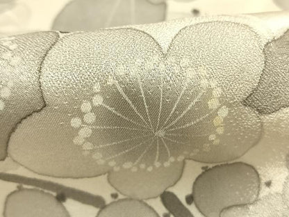 平和屋着物●豪華振袖　手描き　枝梅花文　正絹　逸品　AABK7829fy