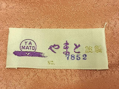平和屋着物●訪問着　駒刺繍　貝桶花文　暈し染め　金彩　やまと誂製　正絹　逸品　未使用　AABK7840fy