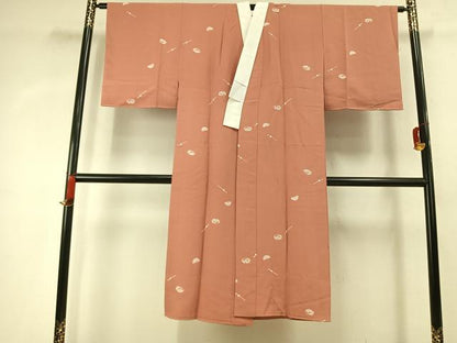 平和屋着物●長襦袢　無双仕立て　櫛　簪　下駄　正絹　逸品　未使用　AABK7846fy