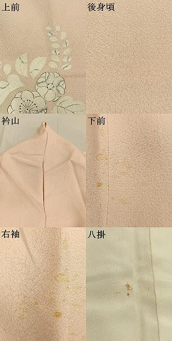 平和屋着物●訪問着　辻が花　暈し染め　金銀彩　正絹　逸品　AABK7858fy