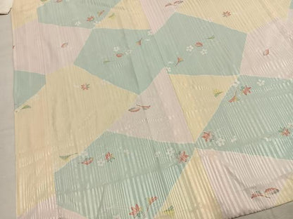 平和屋着物●ファッションブランド　hiromichi nakano　ヒロミチナカノ　長襦袢　無双仕立て　草花文　洗える着物　AABK7866fy