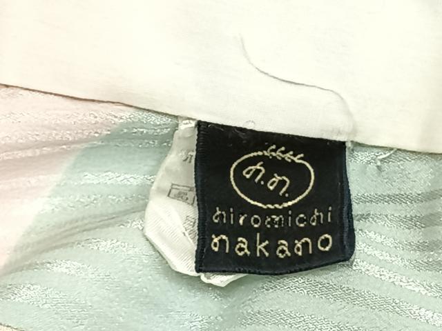 平和屋着物●ファッションブランド　hiromichi nakano　ヒロミチナカノ　長襦袢　無双仕立て　草花文　洗える着物　AABK7866fy