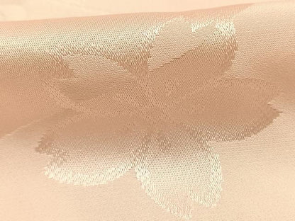 平和屋着物●振袖用長襦袢　無双仕立て　舞桜地紋　暈し染め　正絹　逸品　AABK7871fy
