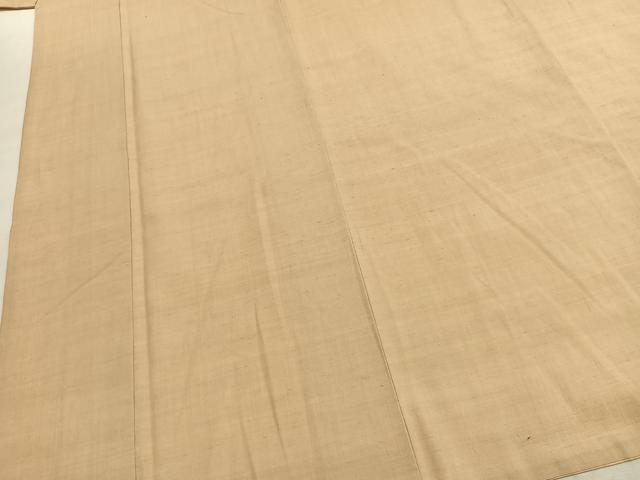 平和屋着物●結城紬　奥順　はたおり娘　色無地　浅黄色　証紙付き　正絹　逸品　AABK7873fy