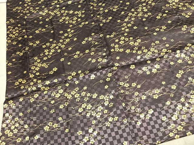 平和屋着物●長襦袢　無双仕立て　舞花文　さんび謹製　洗える着物　AABK7878fy