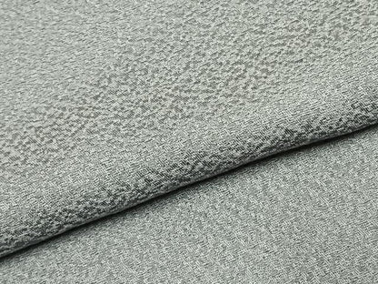 平和屋着物●上質な色無地　霞地紋　灰青色　正絹　逸品　未使用　AABK7879fy