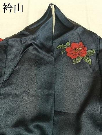 平和屋着物●豪華振袖　駒刺繍　草花文　金彩　正絹　逸品　AABK7884fy