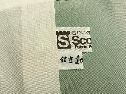 平和屋着物●本加賀友禅作家　清藤宏　訪問着　草花文　暈し染め　銀座おゝぎ屋扱い　正絹　逸品　AABK7886fy