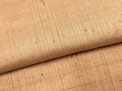 平和屋着物●後藤文夫　紬　色無地　ときがら茶色　正絹　逸品　AABK7894fy