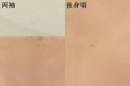 平和屋着物●訪問着　友禅　作家物　良平　枝花文　暈し染め　正絹　逸品　AABK7896fy