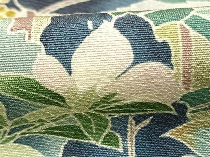 平和屋着物●訪問着　友禅　作家物　草花文　暈し染め　正絹　逸品　未使用　AABK7900fy