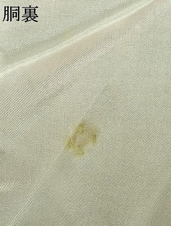 平和屋着物●上質な小紋　型染め　草花文　鬼しぼ縮緬　正絹　逸品　未使用　AABK7931fy