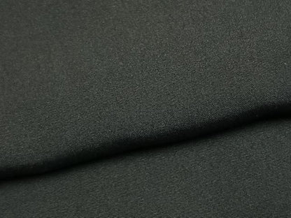 平和屋着物●男性　黒紋付　正絹　逸品　AABK7945fy