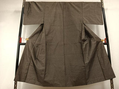 平和屋着物●男性　本場大島紬　100亀甲　総詰め　正絹　逸品　AABK7952fy