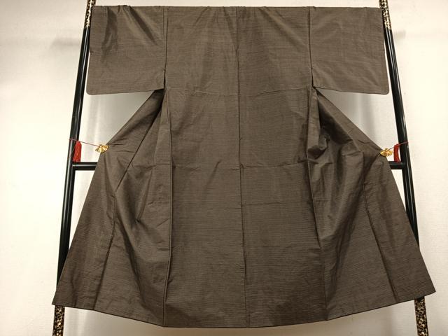 平和屋着物●男性　本場大島紬　100亀甲　総詰め　正絹　逸品　AABK7952fy