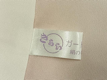 平和屋着物●上質な小紋　市松文様　正絹　逸品　AABK7964fy