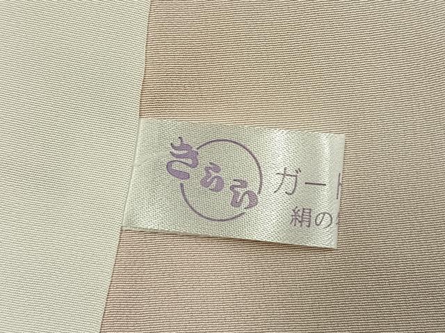 平和屋着物●上質な小紋　市松文様　正絹　逸品　AABK7964fy