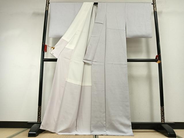 平和屋着物●上質な小紋　作家物　散らし地紋　暈し染め　三越扱い　正絹　逸品　AABK7977fy
