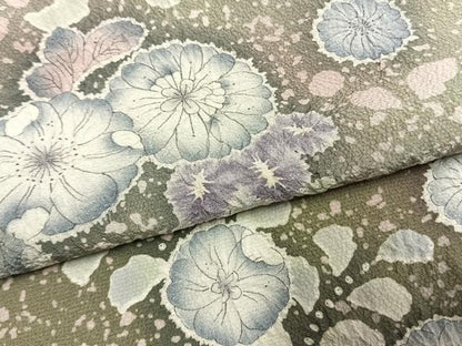 平和屋着物●訪問着　作家物　絞り　辻が花　暈し染め　正絹　逸品　AABK7990fy