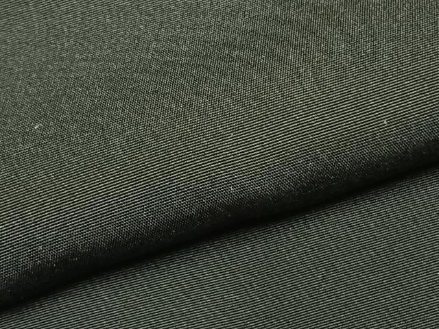 平和屋着物●男性 黒紋付 羽織セット 正絹 逸品 AABK7991fy
