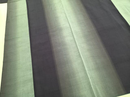 平和屋着物●上質な紬　間道　正絹　逸品　AABK7994fy