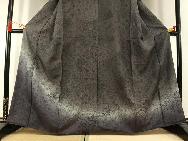 平和屋着物●訪問着　更紗花鳥文　暈し染め　正絹　逸品　AABK8000fy
