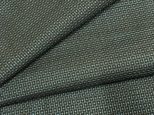 平和屋着物●男性　本場大島紬　アンサンブル　100亀甲　総詰め　正絹　逸品　AABK8002fy