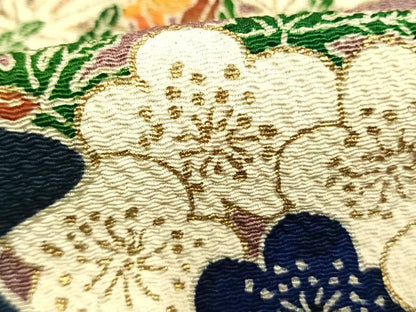平和屋着物●浦野理一　金彩友禅　色留袖　松竹梅　暈し染め　鬼しぼ縮緬　正絹　逸品　AABK8009fy