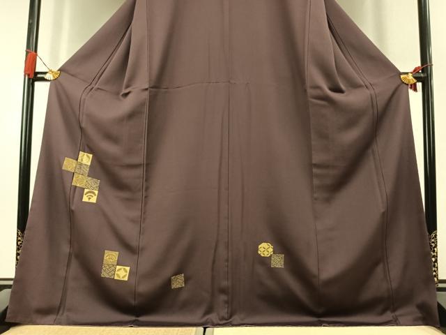 平和屋着物●訪問着　駒刺繍　竹屋町刺繍　吉祥文　金彩　ロング丈　正絹　逸品　AABK8011fy
