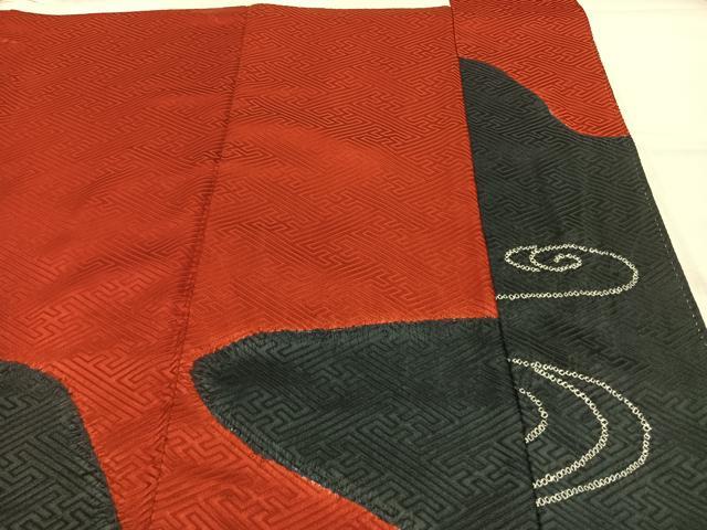 平和屋着物●豪華振袖　絞り　駒刺繍　松竹梅　金糸　金彩　正絹　逸品　AABK8017fy