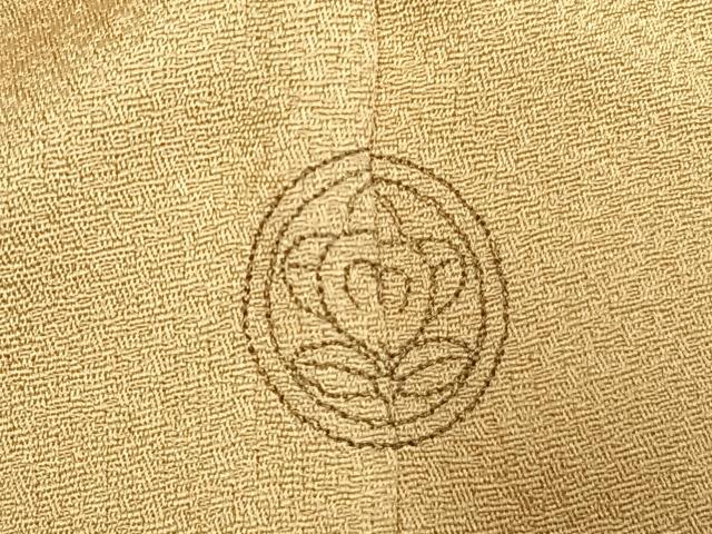 平和屋着物●訪問着　刺繍　草花文　暈し染め　金糸　金彩　やまと誂製　正絹　逸品　AABK8026fy