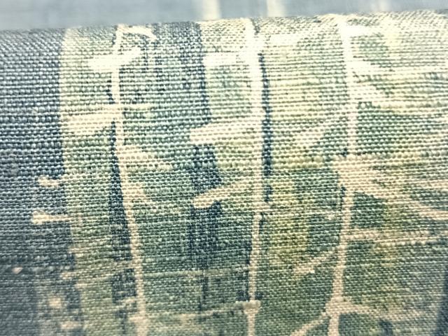 平和屋着物●訪問着　紬地　樹林文　正絹　逸品　AABK8038fy
