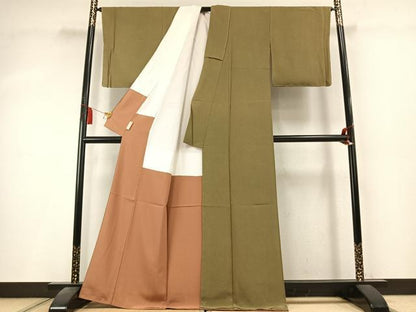 平和屋着物●江戸小紋　鮫小紋柄　正絹　逸品　未使用　AABK8041fy