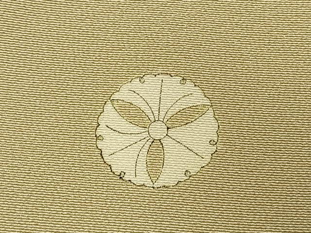 平和屋着物●創業460年・千總　色留袖　駒刺繍　草花文　金彩　正絹　逸品　AABK8076fy