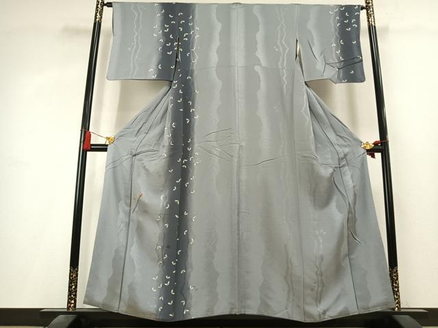 平和屋着物●美空ひばり　訪問着　駒刺繍　舞蝶間道　暈し染め　正絹　逸品　AABK8077fy