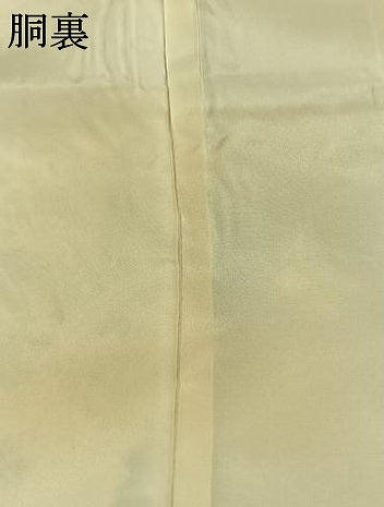 平和屋着物●上質な小紋　草花文　金彩　正絹　逸品　AABK8078fy