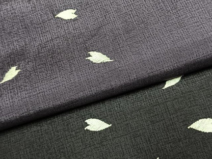 平和屋着物●本場染大島紬　訪問着　総刺繍　舞桜文　正絹　逸品　AABK8094fy