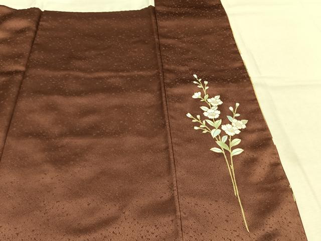 平和屋着物●訪問着　刺繍　雪輪花文　暈し染め　金糸　金銀彩　正絹　逸品　AABK8120fy