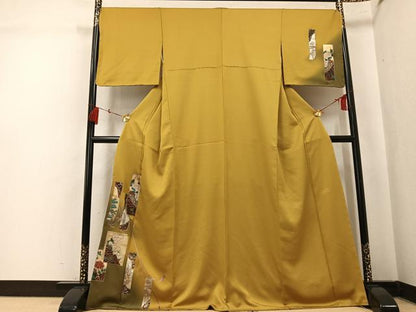 平和屋着物●TOKI志すい キモノモードオリジナルブランド　訪問着　草花文　暈し染め　金銀彩　正絹　逸品　未使用　AABK8131ph