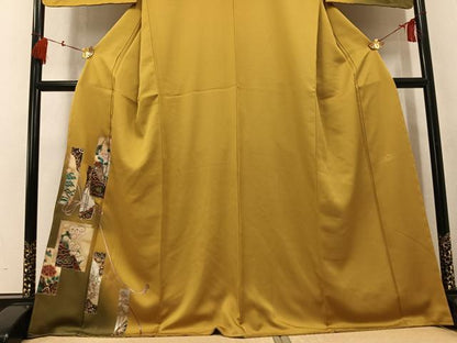 平和屋着物●TOKI志すい キモノモードオリジナルブランド　訪問着　草花文　暈し染め　金銀彩　正絹　逸品　未使用　AABK8131ph