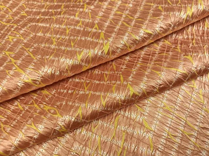 平和屋着物●名門　藤娘きぬたや　杢目絞り　正絹　逸品　AABK8133ph
