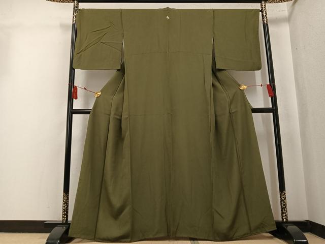 平和屋着物●江戸小紋　極小鮫小紋柄　正絹　逸品　AABK8136ph